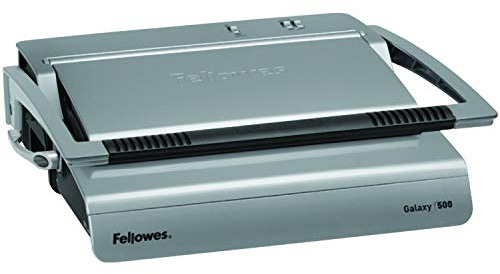 Fellowes 5622001 Profi Büro Galaxy 500 Plastikbindegerät platin/schwarz, grau, Stanzleistung 25 Blatt