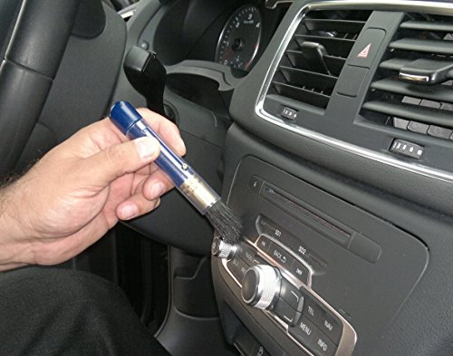 VIKAN Cockpit Pinsel, Interior Bürste, Naturhaar