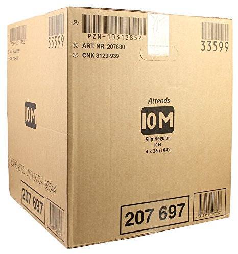 ATTENDS Slip Regular 10 medium 4X26 St
