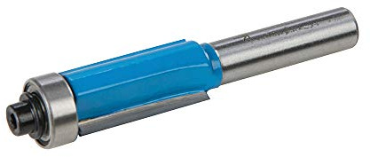 Loops ½” & 1” Flush Trim Cutter Router Bit –8mm Shank– PREMIUM Tungsten Carbide Tip Wood Blade – Twin Fluted Softwood Hardwood Chipboard MDF Plywood Veneer Laminate Board Trimming Cutter Saw