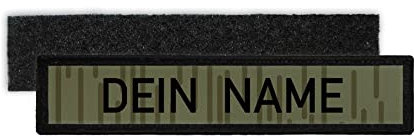 Copytec DDR NVA Namenschild Patch mit Namen Strichtarn Nationale Volksarmee #36365