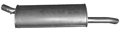 IZAWIT 21.026 Endschalldämpfer Hinten Kompatibel mit OPEL Astra F Caravan T92 5852990