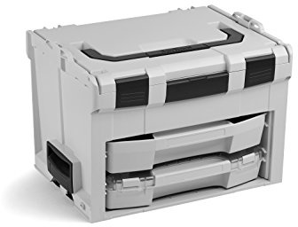 L-BOXX Sortimo LS-BOXX 306 grau Werkzeugkoffer Set | inklusiv i-BOXX 72 leer und LS-Schublade 72 leer | Transportsystem Werkzeug