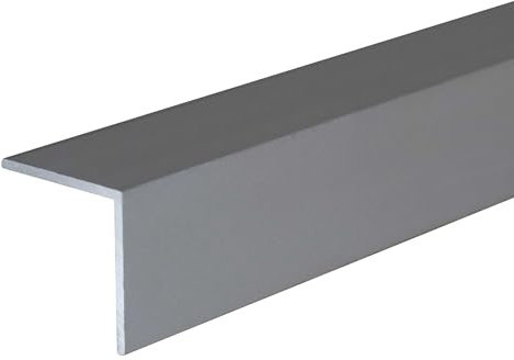 Treppenkante | Aluminium | Silber | Breite 10-40 mm | Höhe 20 mm | Länge 2000 mm | Winkelprofil | 1 Stück