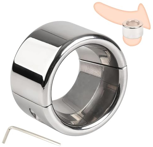 Edelstahl Ballstretcher Hodenstrecker Hodensack Metall Hodenringe | Gewicht Anhänger Penisring Cockring Penis Hoden Ring Sexspielzeug Cock Ring Lock Hodengewicht Erotik Sextoy für Männer