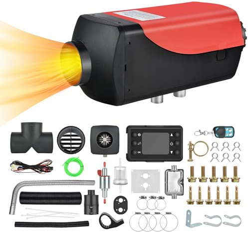 SHAVINGFUN Standheizung Diesel,5kw Diesel Standheizung,12V Standheizung Luftheizung mit LCD Schalter Diesel Lufterhitzer,Chnell heizende Dieselheizung für Auto RV Boote LKW Wohnmobil Bus