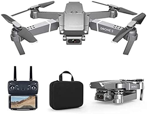 Drone Avec Caméra 4K, UAV Quadricoptère Avec Caméra D'imagerie Thermique Vidéo Cardan À 3 Axes Temps De Vol De 34 Minutes, Fonction De Capteur De Gravité, Décollage/atterrissage À Une Touche, Silv