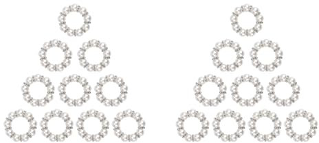 Breeshy 20 Stück , Strass, Perlen, , für Abendessen, Tischdekoration, , Hochzeit
