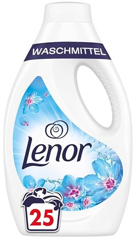LENOR Universal Flüssigwaschmittel Aprilfrisch 25 Waschladungen, Tiefenreinheit auch bei Kaltwäsche & 3-mal länger anhaltende Frische