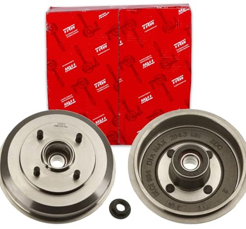 BandelOne enthält 2X TRW Bremstrommeln hinten passend für Fiesta Fusion 2 links+rechts