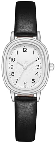 CIVO Klein Lederarmband Armbanduhr Damen: Minimalistisch Analog Damenuhr für Schmale Handgelenke - Geschenke zum Valentinstag Jahrestag | Damen-Armbanduhr im Vintage-Stil, Leder, lässig, für kleine Handgelenke, Geschenk für Damen, Geburtstag, Muttertag, Jubiläen
