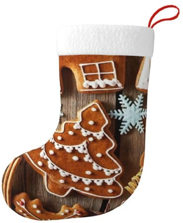 Hgbbdyyjj Weihnachtsstrümpfe für Herren und Damen, Weihnachtsstrümpfe, weiches Polyester, dekorative Socken, Schwarz , Einheitsgröße