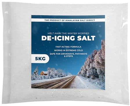 HSD Premium 5kg Deicing Salt – High-Quality Salt for Driveway, Concrete & Sidewalks (Pack of 1)