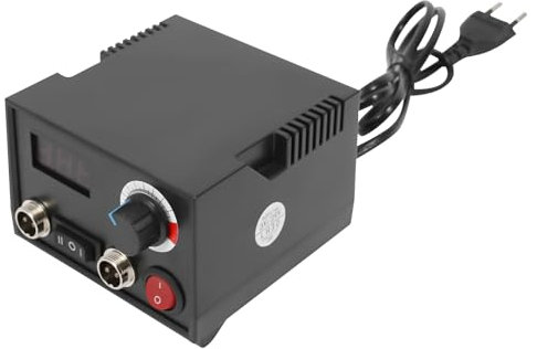 Pyrography Machine 60W Hochwertiges Holzbrennset mit 2 Stiften und 20 Drahtfedern Brennstation Brandmalerei Brandmalstation 300-700ºC für Holz, Kürbis, Leder, Weizenstroh Zeichnen, Punktieren