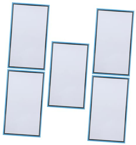 SOPOTUTU 5piezas Pizarra Magnética Borrado Seco Lista De Tareas Reutilizable Para Refrigerador Notas y Recados Casa Pizarra Blanca y Fácil De Usar