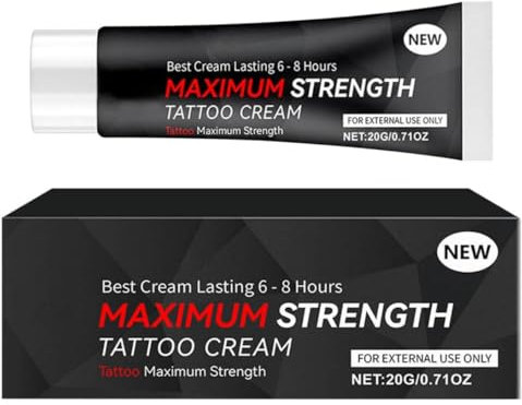 Gel crema anestésico para tatuajes, gel calmante en barra para el cuidado nutritivo de las articulaciones, hasta 6 horas de extrafuerte, hidrata y alivia la piel de las articulaciones (1)