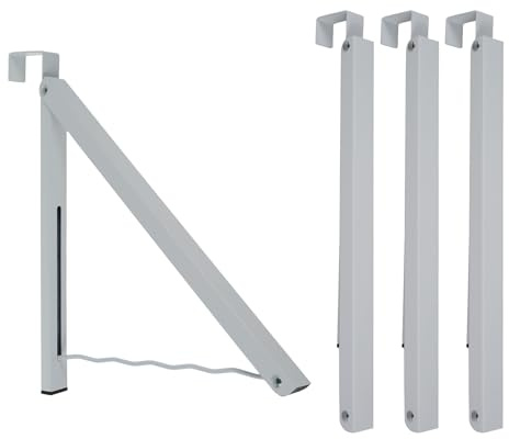 GWCYMYD 4PCS Türgarderobe Klappbar Tragkraft 20 Lbs Türhaken Klapphaken Ohne Bohren Metall Türaufhänger Türhaken zum Einhängen für Schlafzimmer Badezimmer Waschküche