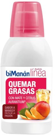 Quemador de grasa con mate y cítricos aurantium 300 ml. Pack de 4 unidades.