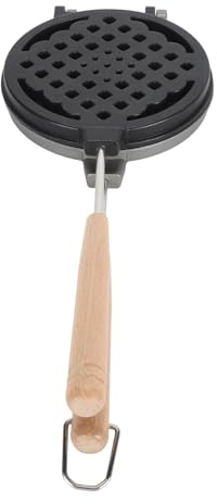 Hamwesh Padella Antiaderente per Waffle, Rivestimento Antiaderente su Doppio Lato per Cottura Facile con Manico Rimovibile, Piastra per Colazione per Pancake con Bistecca