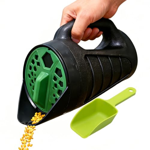 Esparcidor manual Herramienta Fertilizadora para Jardín y Flores | Esparcidor invernal de sal para jardineros césped invernadero plantas verduras flores invierno patio jardín patio