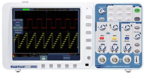 PeakTech 1255 - Oszilloskop Speicheroszilloskop 100MHz 2 Kanal USB LAN