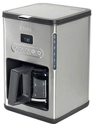 Krups KM442D Libera installazione Macchina da caffè con filtro 1.25L 15tazze Acciaio inossidabile macchina per caffè