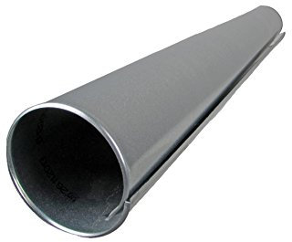 1 Meter Blechmantel in verzinkter Ausführung, für Rohrisolierung in verschiedenen Durchmessern (100mm Durchmesser)
