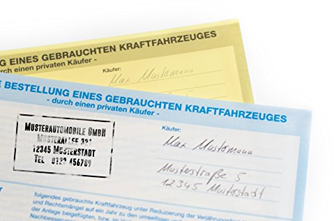 KFZ Auto Kaufverträge 2fach Ausführung Durchschreibsatz A4 Block, AGB's Vorlage (25)