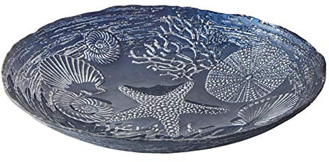 Anton Studio Designs - Aquarium Schale - Durchmesser 40 cm - Dekorative Glasschale für Heim und Urlaub