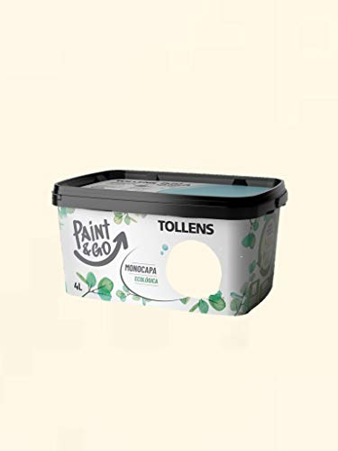 TOLLENS Pintura Plástica Ecológica Paint&Go 4L (Blanco Hueso)