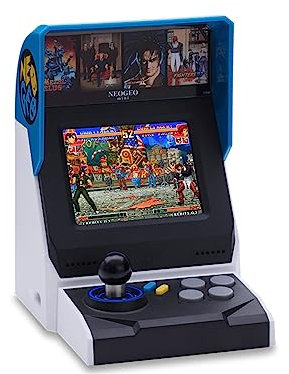 NEOGEO Mini International Edition, 40 SNK-Klassiker, Darunter the King of Fighters, etc., Unterstützt Großbild-HDMI-Ausgang/2 Gamepad-Anschlüsse/Geschenke für Erwachsene und Kinder [SNK-Lizenzprodukt]