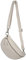 AmbraModa GLX10 - Damen Herren unisex kleine Hüfttasche Gürteltasche Bauchtasche Umhängetasche aus Echtleder (Beige)