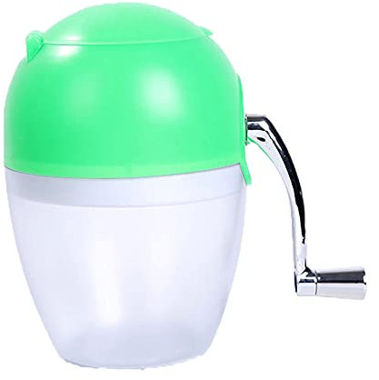 YGLONG Ice Crusher Handgekräftiger Eisbrecher hausgemachte Haushaltsanleitung Mühle-Eismaschine Ice Crusher Manuell (Color : Green)