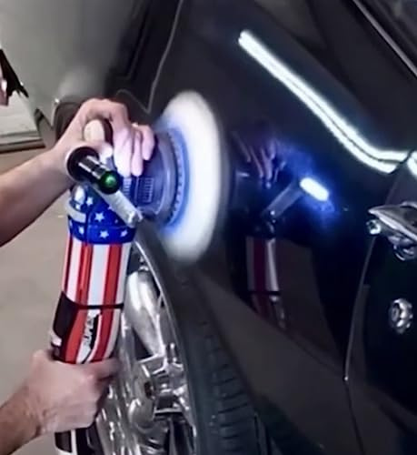 Buff Brite Flamethrower III (Version 3.0) - Lights for Buffer Polisher | Perfect Addition to Auto Body Tools, Car Detailing Kit, or Car Buffer Polisher