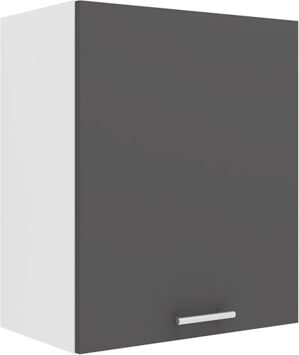 VCM Küchenschrank 50x31x60 cm 1 Tür 2 Fächer Wandschrank | Wandhängender Stauraum für Geschirr und Vorräte - Küche oder Vorratsraum - für Hausbesitzer - Holzwerkstoff