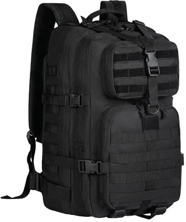 TRAILKICKER Tactical Laptop Backpack Military Backpack for Men Black Tactical Bag Backpack