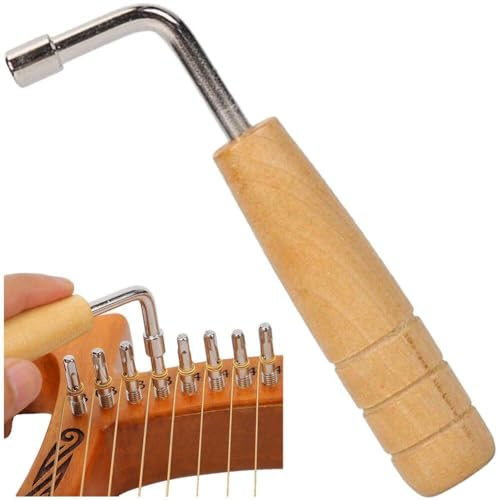 Luxylei Harfen-stimmstifte, L-förmiger Harfen-stimmschlüssel, Harfen-stimmhammer, Reparatur Von Saiteninstrumenten, Werkzeuge Für Lyra-Harfe, Kleine Harfe