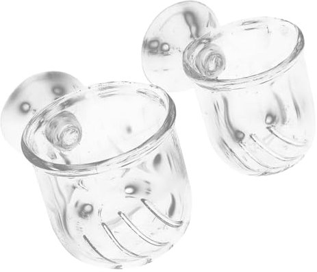 BESPORTBLE 4stücke Glas-futterbecher Für Fische Robuste Transparente Fütterungsstationen Für Aquarien Für Fütterung Von Zierfischen Und Aquarienpflanzen Kleiner Und Großer