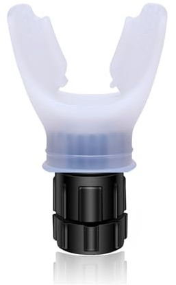 BERCHYL Lung Trainer, Portable Handheld Breathing Trainer Exerciser, Adjustable Resistance, Enhanced Lung Capacity, Ideal for Athletes, Fitness Enthusiasts & Respiratory Therapy. Easy to Clean- White