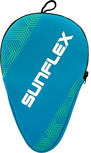 Sunflex® Tischtennishülle Neopren | hochwertige Schutzhülle für Tischtennisschläger & Bälle | Wasserabweisend, Leicht & Robust, Stoßfest | Optimaler Schutz für Belag & Rahmen | für Freizeit- & Turnier