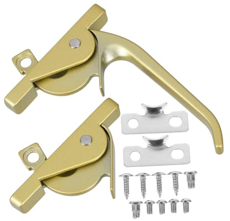 COHEALI Lockable Window Handle Casement Window Locking Latch for Old Operator Boy Girl Safety Lock Sturdy Build for Longevity