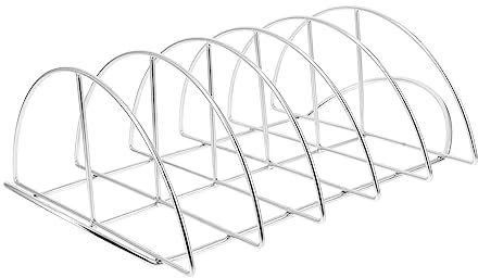 Hemobllo Porte Grillades Acier Inoxydable pour Barbecue Outil Pratique Durable pour Cuisson Saine Design Simple Facile pour Amateurs de Grillades