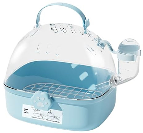 Vogeltrage – Haustier-Reisekäfig, Vogeltaschen-Transporter, atmungsaktiver Papageienkäfig, belüfteter Zwinger mit Wasserflasche, für kleine Rassen, Welpen, Kätzchen, Frettchen, Kaninchen, Autofahrten