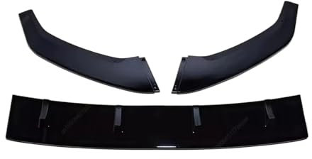 Frontspoiler Lippe 3Pcs Für VW Für Golf 7 7,5 MK7 MK7,5 Für GTI Für GTD R Für 2013-2020 Front Stoßstange Lip Spoiler Body Kits Tuning(7.5 Gloss Black)