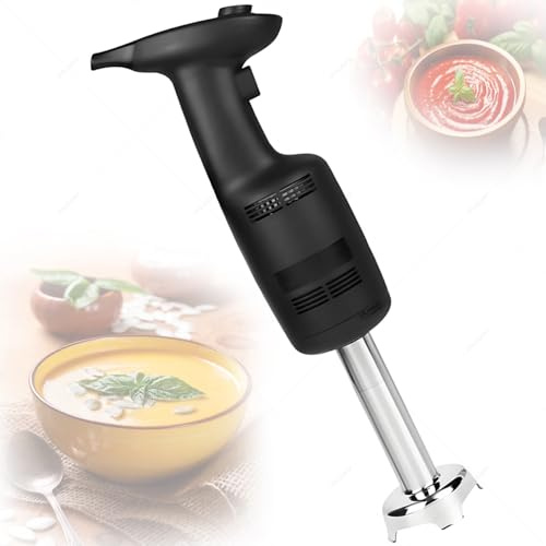 DPLXQPP Batidora De Mano Ultra Silenciosa 270w,Ideal para Preparar Papillas,Cremas Y Salsas Sin,Diseño Compacto para Espacios Pequeños Standard