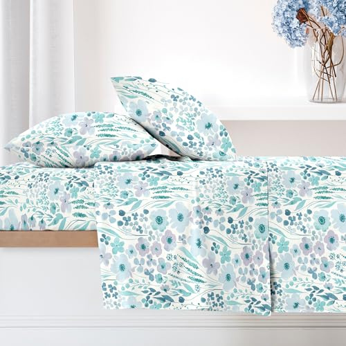 Ruggeri - Completo Letto - 100% Cotone di Alta Qualità Morbido e Traspirante | 2 Federe + 1 Lenzuolo con Angoli + 1 Lenzuolo Sopra | Collezione Everyday (Primavera, Matrimoniale)