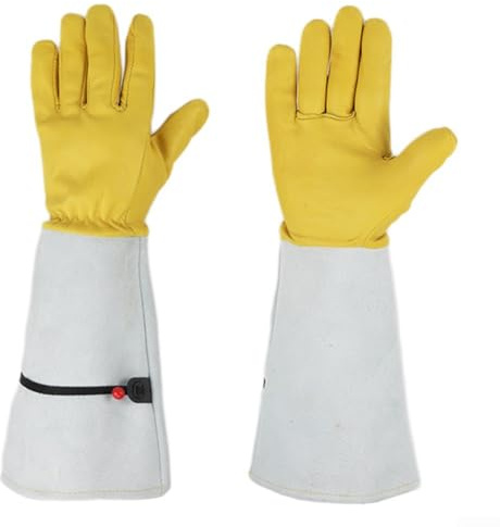 Robuste und dennoch bequeme Gartenhandschuhe bieten zuverlässigen Schutz vor Schnitten beim Beschneiden von Rosen (Größe L)