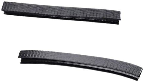 NIYANGLE Parachoques y Protector de Borde de Silicona para Patinetas 30 CM Negro, Compatible Longboard y Skate Doble, Funda para Protección en Entrenamiento y Competición