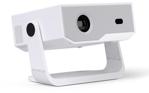 [2026 Version Améliorée] Android Videoprojecteur 4K &1080P WiFi et Bluetooth Focus électronique Correction à 270 Degrés Retroprojecteur Portable pour HDMI/TV Stick/Laptop