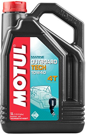 MOTUL 101750 Moteur Hors-Bord Tech 4T 10 W-40, 5 l